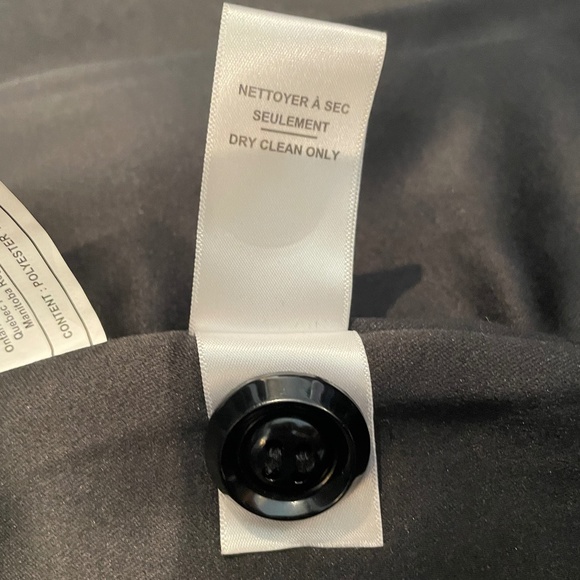 EUC Jacob Winter Overcoat with Zipper Details in Charcoal Gray Size XS - Picture 8 of 9